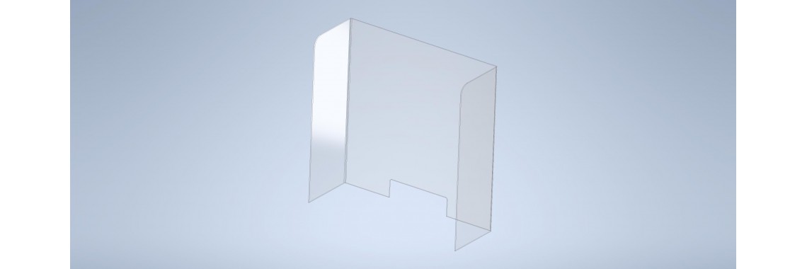 PLEXIGLAS® Hauchschutz in U-Form