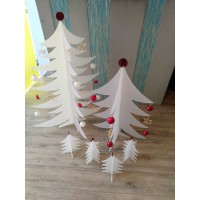 PLEXIGLAS® Weihnachtsbaum weiß